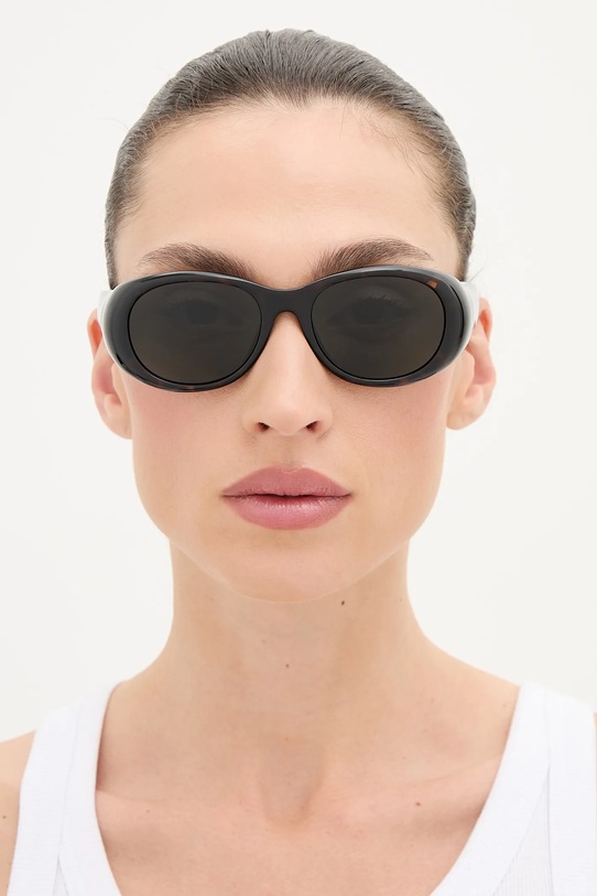 Saint Laurent okulary przeciwsłoneczne SL.736 pomarańczowy