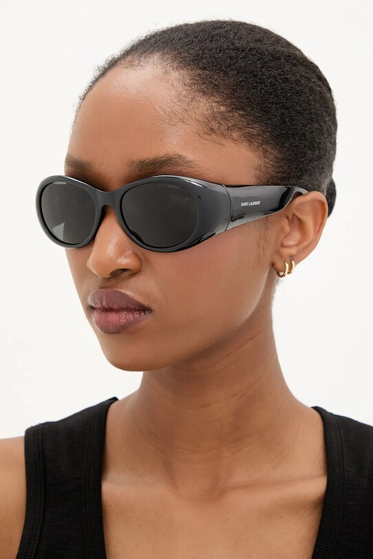 Saint Laurent ochelari de soare uniforme negru SL.736
