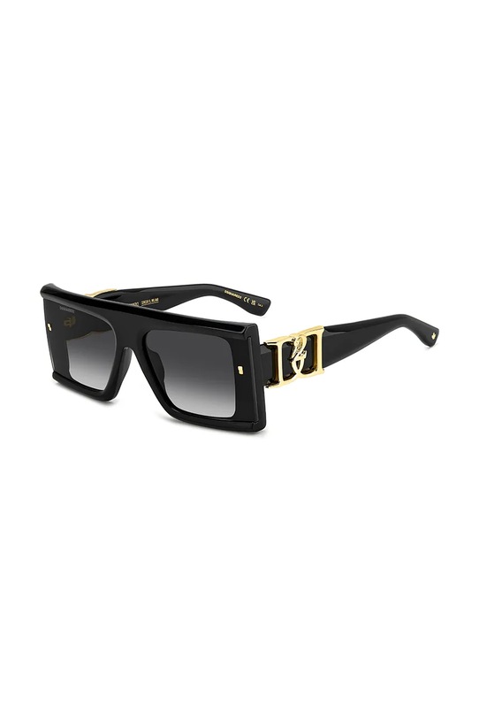 DSQUARED2 okulary prostokątne czarny D2.0169/S