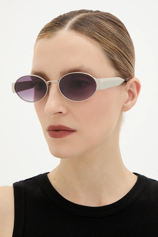 Okuliare Marc Jacobs hladký strieborná MARC.806/S