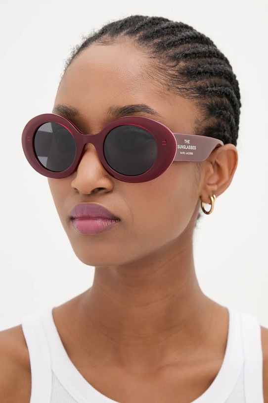 Marc Jacobs okulary jednolita bordowy MARC.799/S