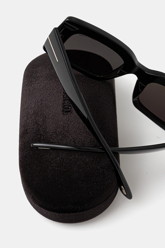 Tom Ford okulary przeciwsłoneczne Brigitta czarny FT1188.5001A