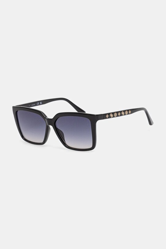 Guess okulary przeciwsłoneczne prostokątne czarny GU00099.5501B