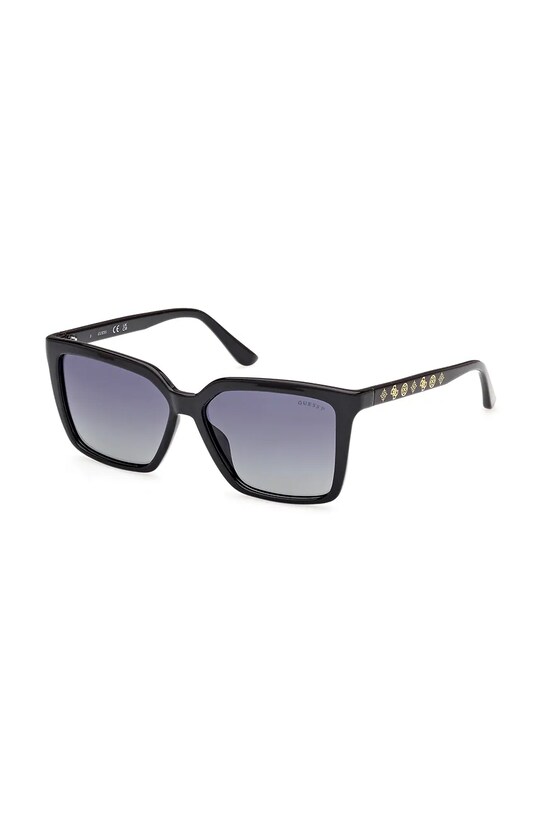 Guess okulary przeciwsłoneczne prostokątne czarny GU00099.5501D