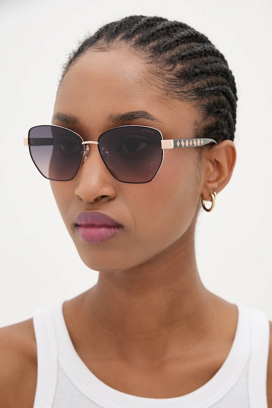 Γυαλιά Guess γεωμετρικό μαύρο GU00102.5605B