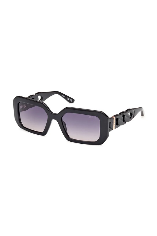 Guess okulary przeciwsłoneczne prostokątne czarny GU00110.5401B
