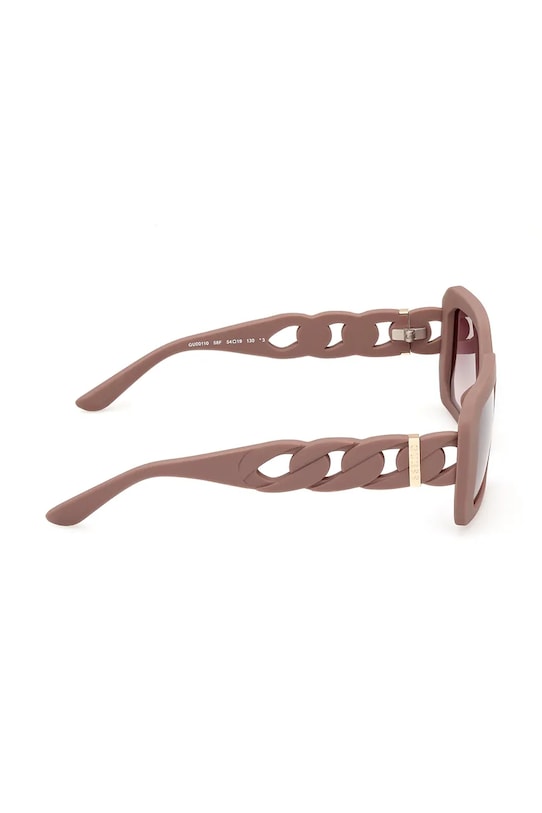 Guess okulary przeciwsłoneczne beżowy GU00110.5458F