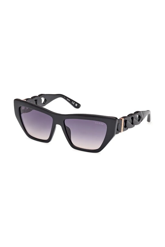 Guess ochelari de soare dreptunghiular negru GU00111.5601B