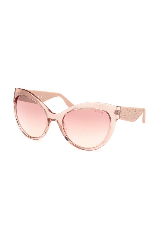 Guess okulary przeciwsłoneczne lustrzana beżowy GU00130.6157U