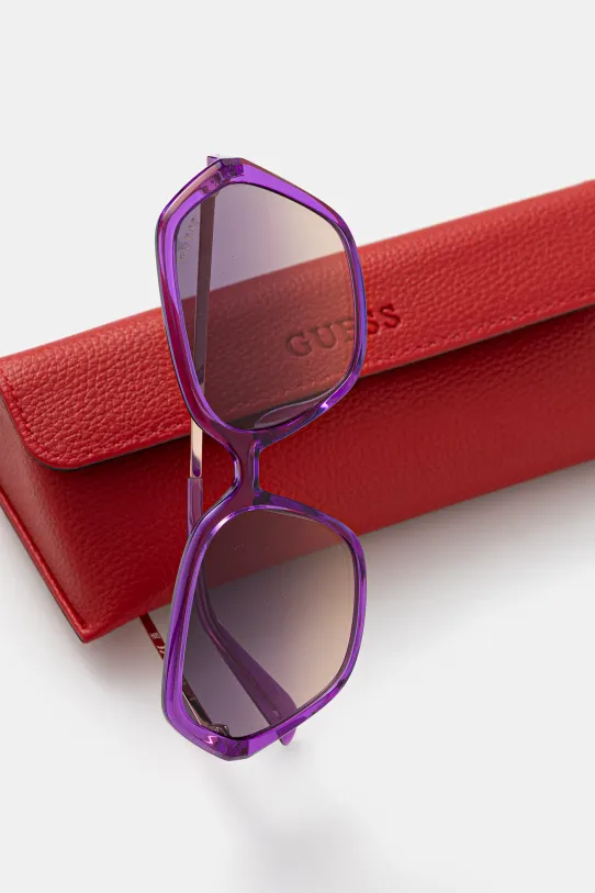 Akcesoria Guess okulary przeciwsłoneczne GU00134.5581Z fioletowy