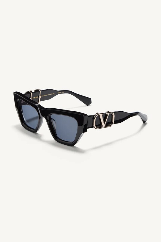 Valentino ochelari de soare V - SETTE ochi de pisică negru VLS.166A