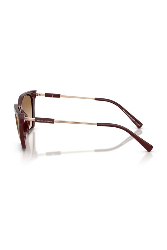 Accesorii Armani Exchange ochelari de soare 0AX4158S burgundia