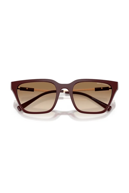 Armani Exchange ochelari de soare 0AX4158S burgundia