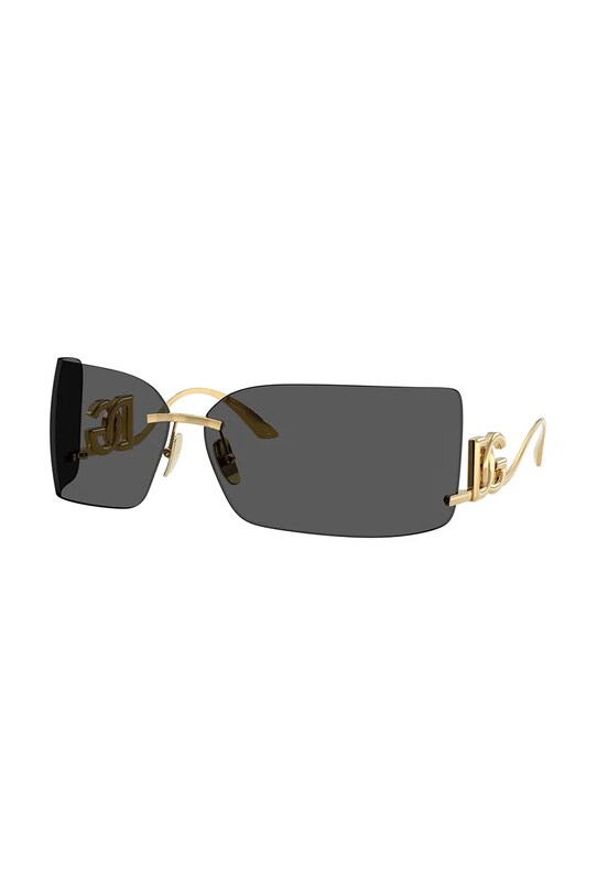Сонцезахисні окуляри Dolce & Gabbana однотонна з деталлю чорний 0DG2319
