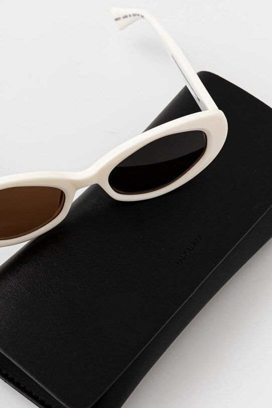 Akcesoria AllSaints okulary przeciwsłoneczne Carolyn ALS5020 beżowy