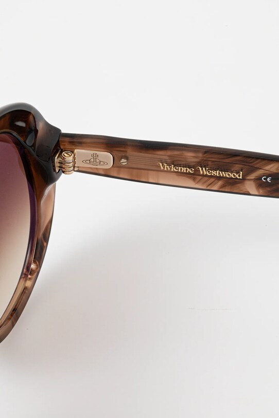 Accesorii Vivienne Westwood ochelari de soare Frankie VW5102 maro