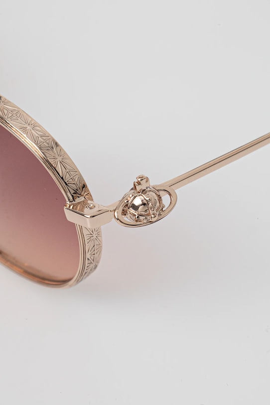 Akcesoria Vivienne Westwood okulary przeciwsłoneczne VW7022 złoty