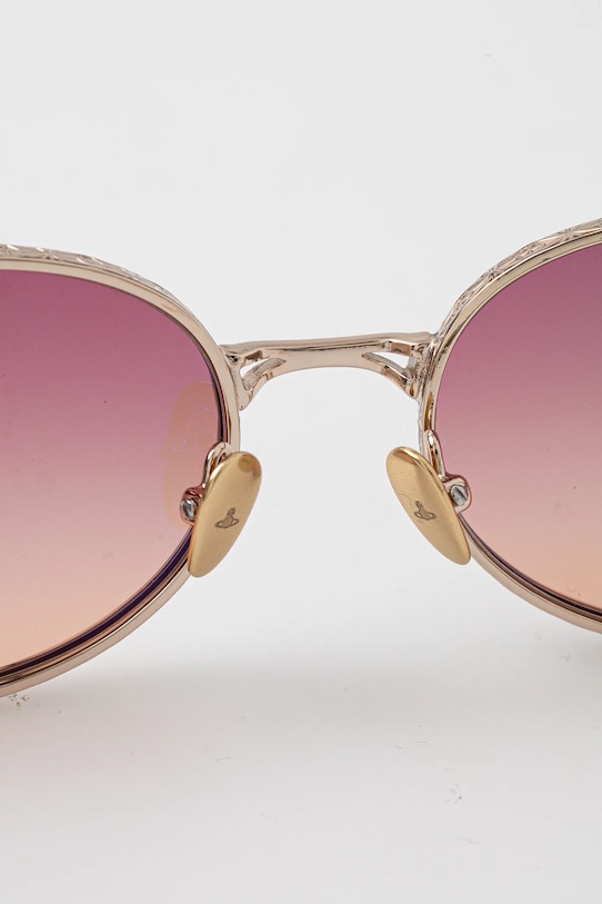 Vivienne Westwood okulary przeciwsłoneczne złoty VW7022