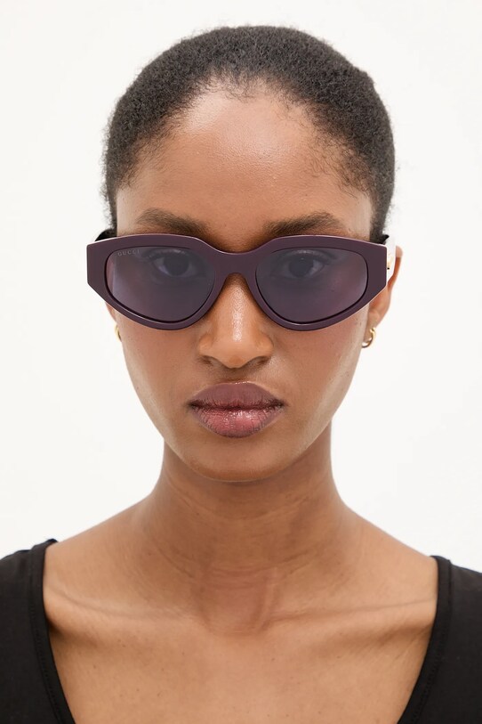 Gucci okulary przeciwsłoneczne GG1845SA bordowy
