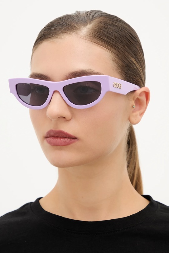 Gucci okulary przeciwsłoneczne jednolita fioletowy GG1834S