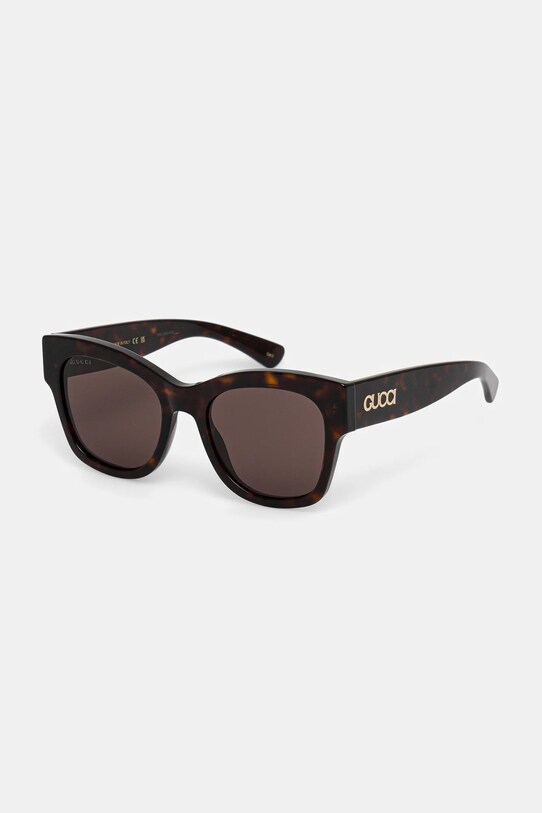 Gucci okulary przeciwsłoneczne przezroczysta brązowy GG1789S