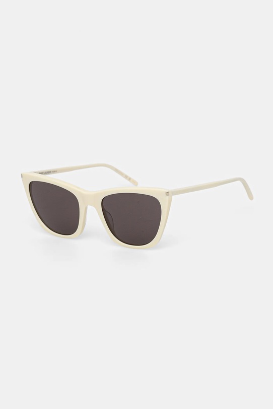 Saint Laurent okulary przeciwsłoneczne KATE THIN jednolita beżowy SL.214.KATE.THIN
