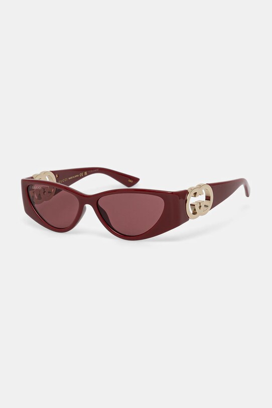Gucci okulary przeciwsłoneczne GG1824S bordowy AA00