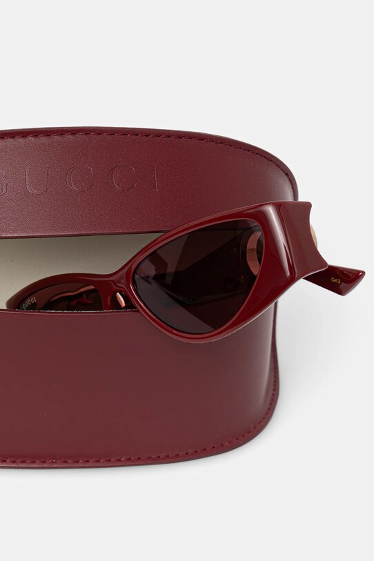Gucci okulary przeciwsłoneczne GG1824S bordowy