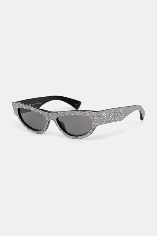 Gucci okulary przeciwsłoneczne kocie oczy srebrny GG1834S.