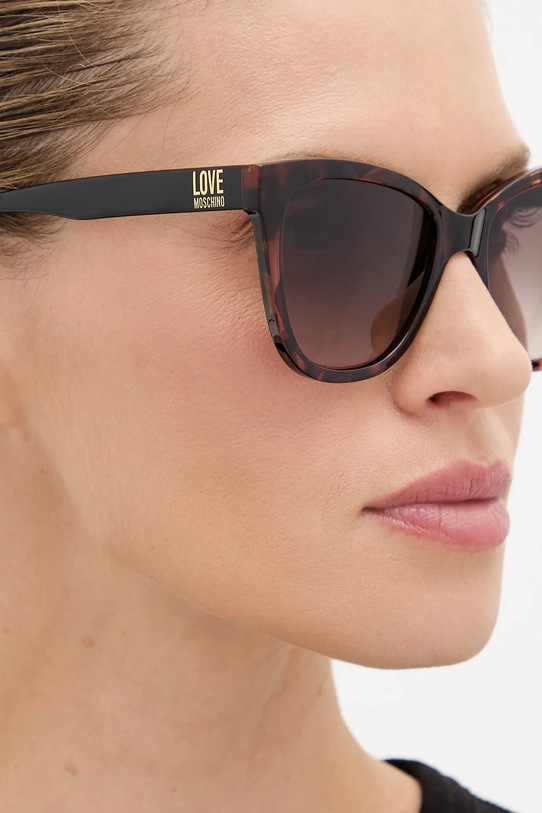 Akcesoria Love Moschino okulary przeciwsłoneczne MOL097/S brązowy
