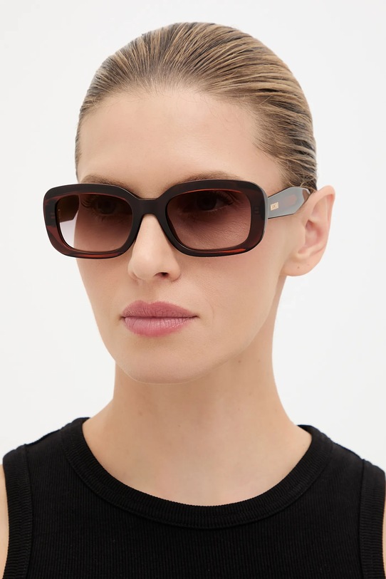Moschino okulary przeciwsłoneczne gradientowa brązowy MOS199/S