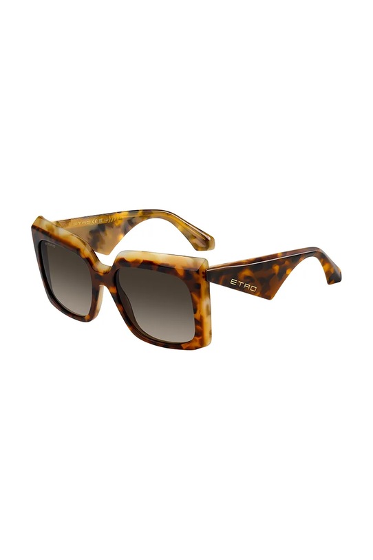 Etro okulary przeciwsłoneczne geometryczne brązowy ETRO.0117/S