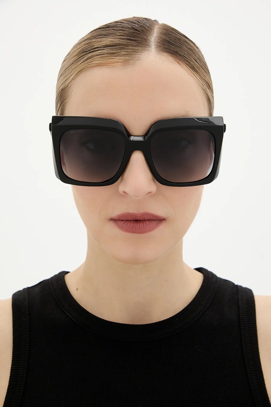Etro okulary przeciwsłoneczne ETRO.0117/S czarny AA00