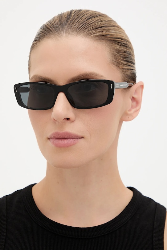 Isabel Marant ochelari de soare uniforme negru IM.0243/G/S