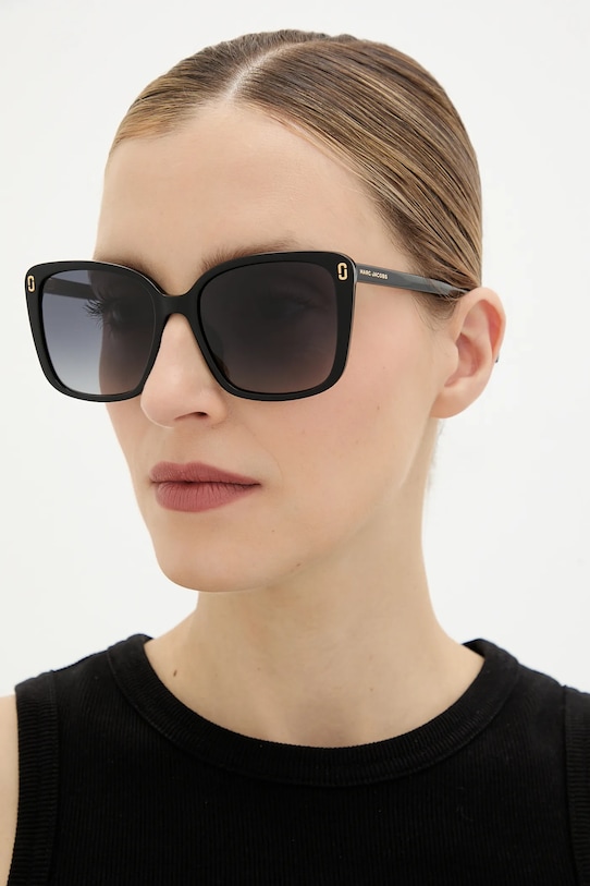 Marc Jacobs okulary przeciwsłoneczne prostokątne czarny MJ.1127/G/S