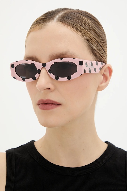 Marc Jacobs okulary przeciwsłoneczne przezroczysta różowy MARC.858/G/S