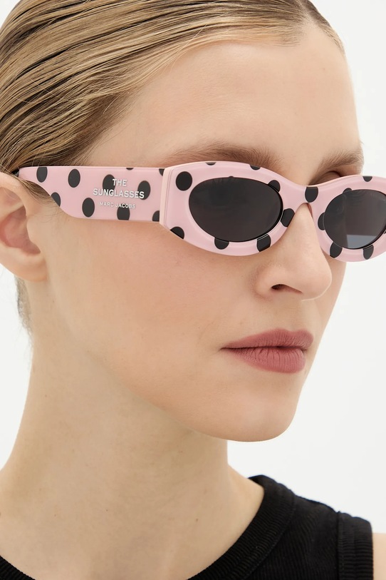 Akcesoria Marc Jacobs okulary przeciwsłoneczne MARC.858/G/S różowy