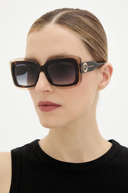 Marc Jacobs okulary przeciwsłoneczne prostokątne brązowy MARC.850/S