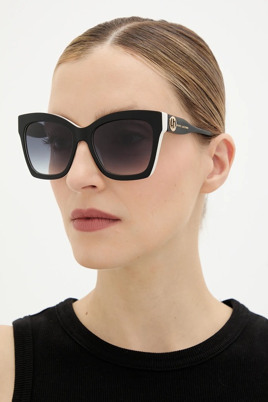 Marc Jacobs okulary przeciwsłoneczne prostokątne czarny MARC.853/S