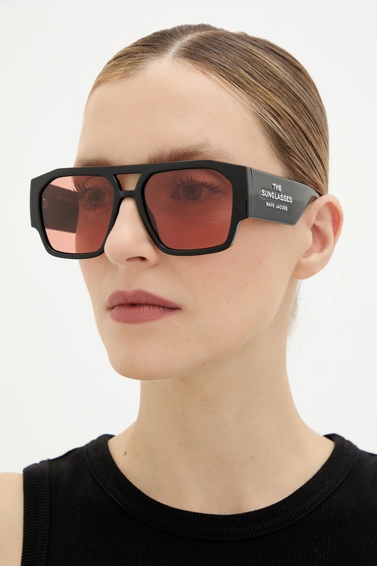 Marc Jacobs okulary przeciwsłoneczne jednolita czarny MARC.860/S