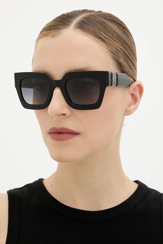 Carolina Herrera okulary przeciwsłoneczne geometryczne czarny HER.0328/S