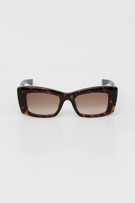 Akcesoria Alexander McQueen okulary przeciwsłoneczne AM0526S brązowy