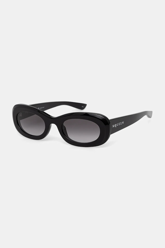 Alexander McQueen okulary przeciwsłoneczne AM0527S czarny AA00