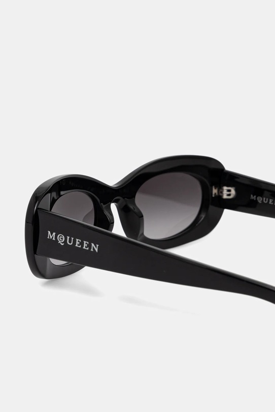 Akcesoria Alexander McQueen okulary przeciwsłoneczne AM0527S czarny