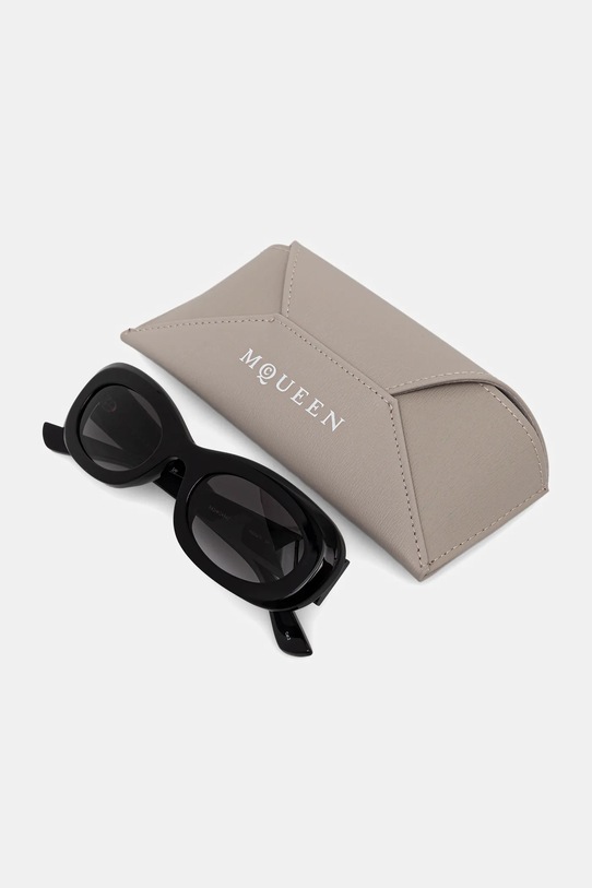 Alexander McQueen okulary przeciwsłoneczne czarny AM0527S