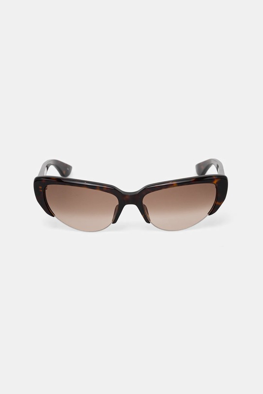 Alexander McQueen okulary przeciwsłoneczne AM0533S brązowy AA00