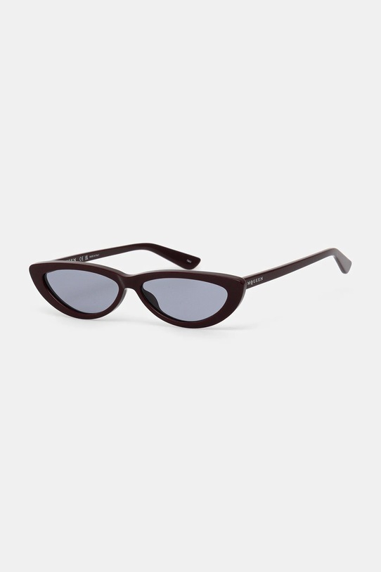 Alexander McQueen okulary przeciwsłoneczne przezroczysta bordowy AM0535S