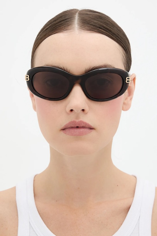 Balenciaga ochelari de soare BB0431S maro