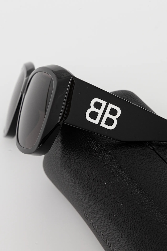 Balenciaga okulary przeciwsłoneczne BB0445SK czarny