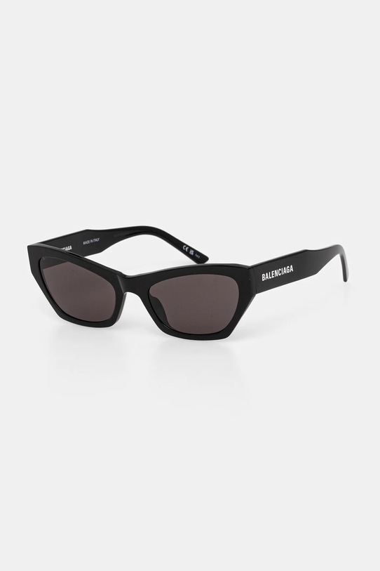 Balenciaga okulary przeciwsłoneczne jednolita czarny BB0447S